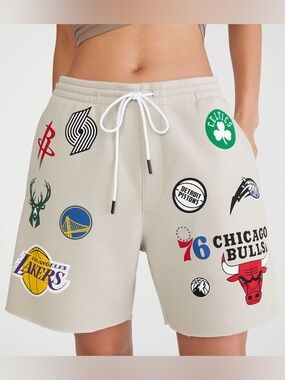 NBA Men’s “One For All” Classic Fit Fleece Basketball Shorts Large New with Tags